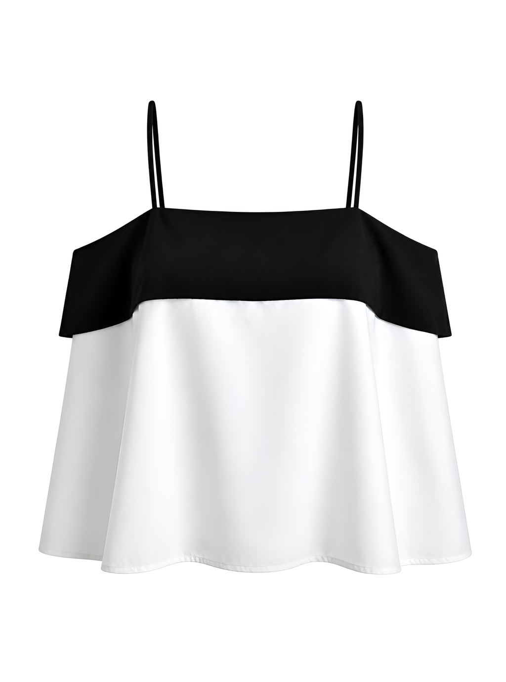 Banded Tank in Viscose