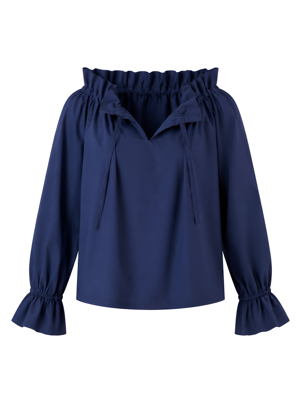 Peasant Top in Cotton Poplin