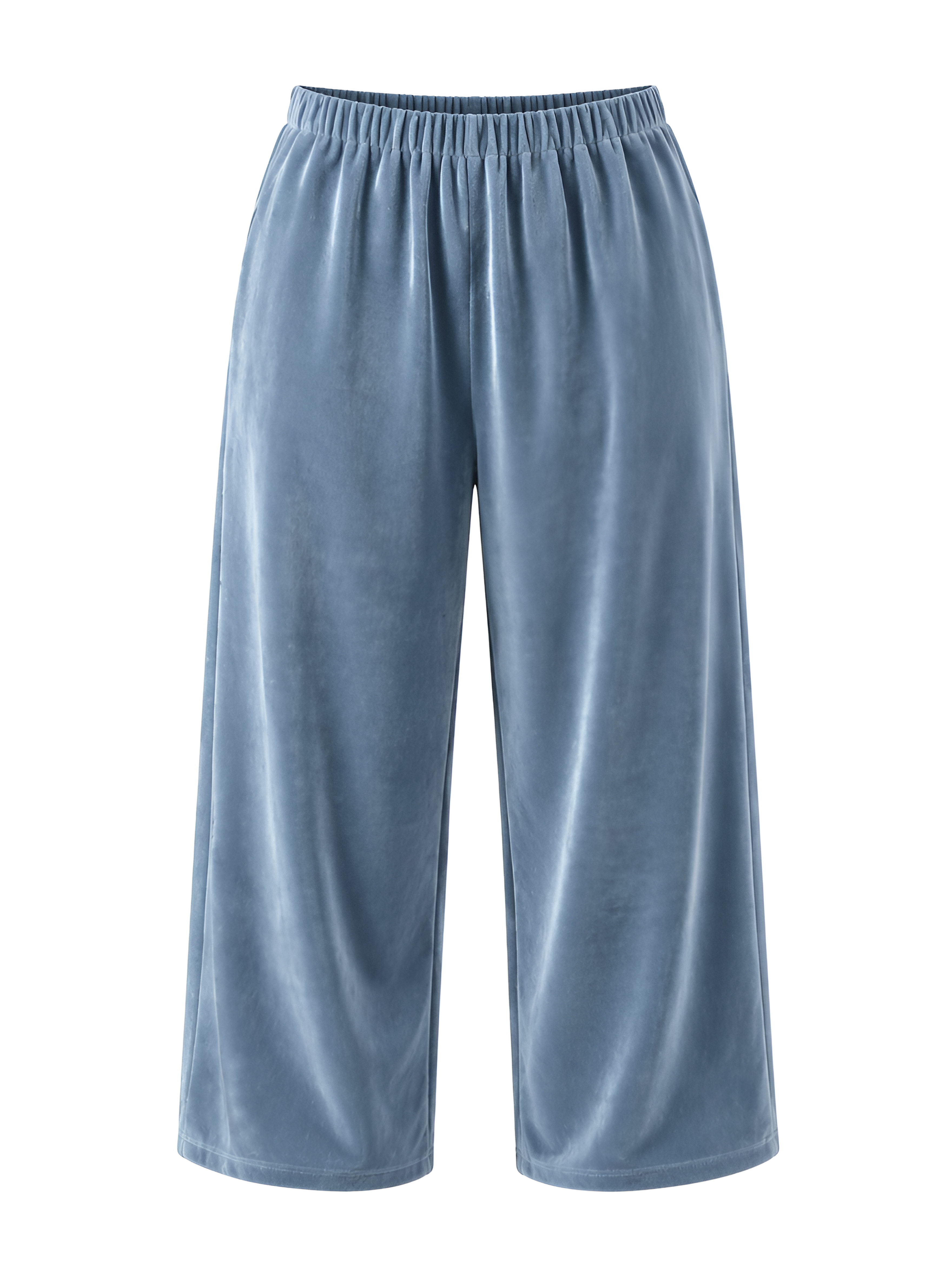 Wide Leg Velour Pant