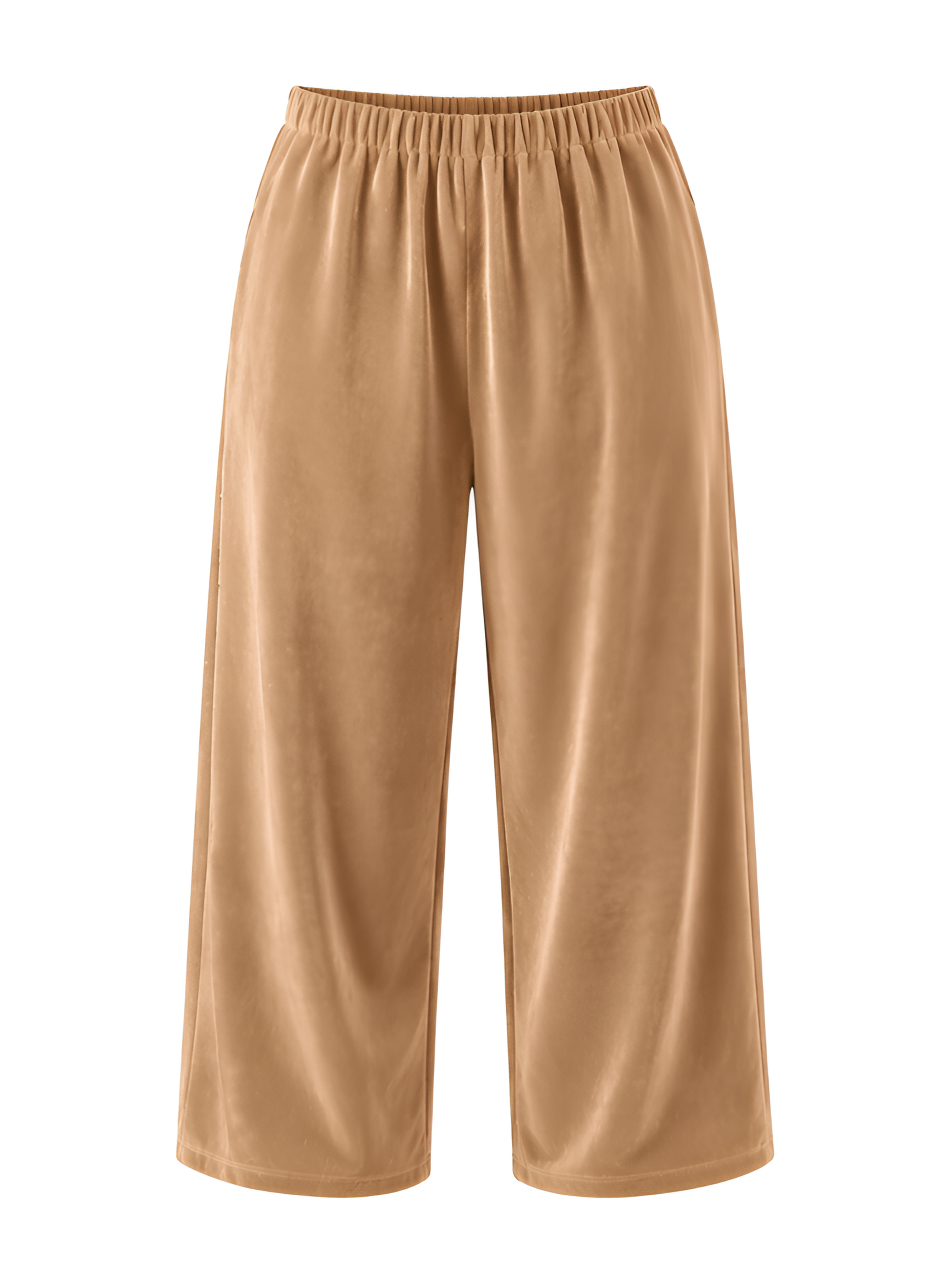 Wide Leg Velour Pant